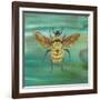 Yellow Bumble Bee-Gigi Begin-Framed Giclee Print