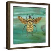 Yellow Bumble Bee-Gigi Begin-Framed Giclee Print