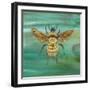 Yellow Bumble Bee-Gigi Begin-Framed Giclee Print