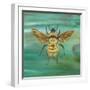 Yellow Bumble Bee-Gigi Begin-Framed Giclee Print