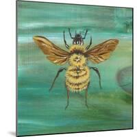 Yellow Bumble Bee-Gigi Begin-Mounted Giclee Print