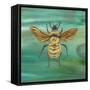 Yellow Bumble Bee-Gigi Begin-Framed Stretched Canvas