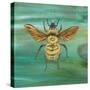 Yellow Bumble Bee-Gigi Begin-Stretched Canvas