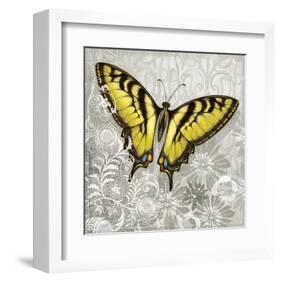 Yellow Butterfly-Alan Hopfensperger-Framed Art Print