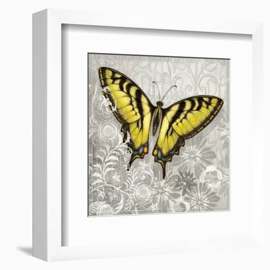 Yellow Butterfly-Alan Hopfensperger-Framed Art Print