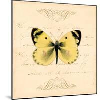 Yellow Butterfly-Artique Studio-Mounted Art Print