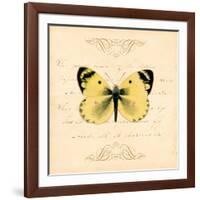 Yellow Butterfly-Artique Studio-Framed Art Print