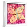 Yellow Butterfly-Jennifer McCully-Framed Giclee Print