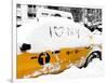 Yellow Cab in the Snow-Philippe Hugonnard-Framed Photographic Print