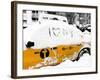 Yellow Cab in the Snow-Philippe Hugonnard-Framed Photographic Print