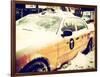 Yellow Cab in the Snow-Philippe Hugonnard-Framed Photographic Print