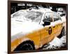 Yellow Cab in the Snow-Philippe Hugonnard-Framed Photographic Print