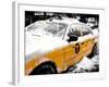 Yellow Cab in the Snow-Philippe Hugonnard-Framed Photographic Print