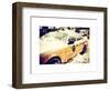 Yellow Cab in the Snow-Philippe Hugonnard-Framed Art Print