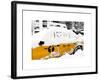 Yellow Cab in the Snow-Philippe Hugonnard-Framed Art Print