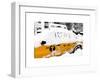 Yellow Cab in the Snow-Philippe Hugonnard-Framed Art Print