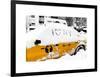 Yellow Cab in the Snow-Philippe Hugonnard-Framed Art Print