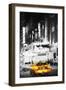 Yellow Cab - In the Style of Oil Painting-Philippe Hugonnard-Framed Giclee Print