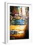 Yellow Cab - In the Style of Oil Painting-Philippe Hugonnard-Framed Giclee Print