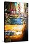 Yellow Cab - In the Style of Oil Painting-Philippe Hugonnard-Stretched Canvas