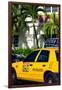 Yellow Cab of Miami Beach - Florida-Philippe Hugonnard-Framed Photographic Print