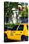 Yellow Cab of Miami Beach - Florida-Philippe Hugonnard-Stretched Canvas