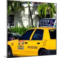 Yellow Cab of Miami Beach - Florida-Philippe Hugonnard-Mounted Photographic Print