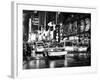 Yellow Cab on 7th Avenue at Times Square by Night-Philippe Hugonnard-Framed Photographic Print