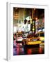 Yellow Cab on 7th Avenue at Times Square by Night-Philippe Hugonnard-Framed Photographic Print