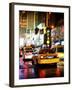 Yellow Cab on 7th Avenue at Times Square by Night-Philippe Hugonnard-Framed Photographic Print