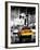 Yellow Cab on 7th Avenue at Times Square by Night-Philippe Hugonnard-Framed Photographic Print