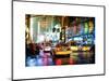 Yellow Cab on 7th Avenue at Times Square by Night-Philippe Hugonnard-Mounted Art Print