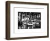 Yellow Cab on 7th Avenue at Times Square by Night-Philippe Hugonnard-Framed Art Print