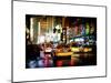 Yellow Cab on 7th Avenue at Times Square by Night-Philippe Hugonnard-Mounted Art Print