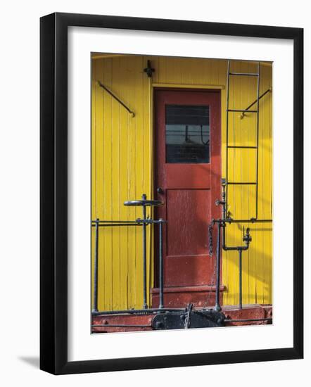 Yellow Caboose 2-Don Paulson-Framed Giclee Print