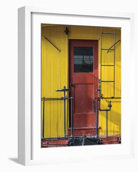 Yellow Caboose 2-Don Paulson-Framed Giclee Print