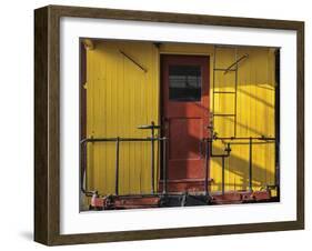 Yellow Caboose-Don Paulson-Framed Giclee Print