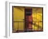 Yellow Caboose-Don Paulson-Framed Giclee Print