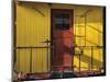 Yellow Caboose-Don Paulson-Mounted Giclee Print