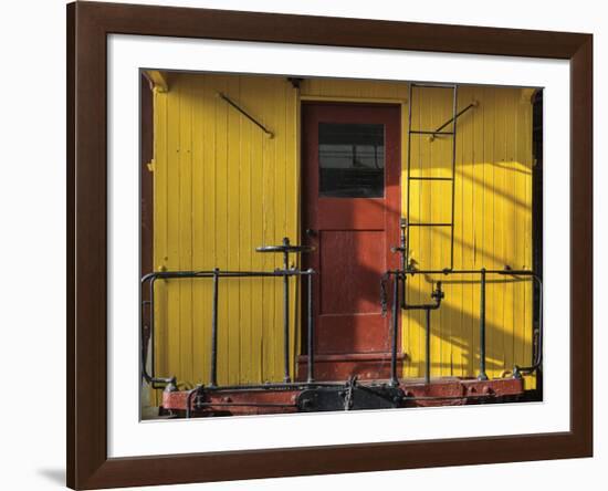 Yellow Caboose-Don Paulson-Framed Giclee Print