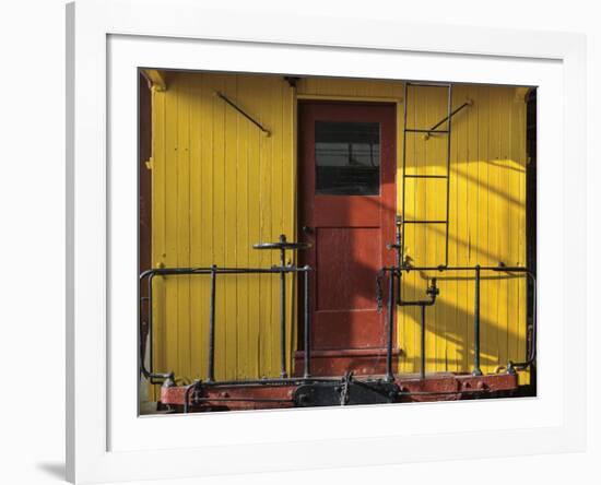 Yellow Caboose-Don Paulson-Framed Giclee Print