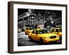 Yellow Cabs, 72nd Street, IRT Broadway Subway Station, Upper West Side of Manhattan, New York-Philippe Hugonnard-Framed Premium Photographic Print