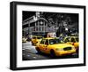 Yellow Cabs, 72nd Street, IRT Broadway Subway Station, Upper West Side of Manhattan, New York-Philippe Hugonnard-Framed Premium Photographic Print