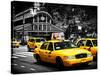 Yellow Cabs, 72nd Street, IRT Broadway Subway Station, Upper West Side of Manhattan, New York-Philippe Hugonnard-Stretched Canvas