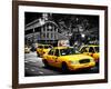 Yellow Cabs, 72nd Street, IRT Broadway Subway Station, Upper West Side of Manhattan, New York-Philippe Hugonnard-Framed Photographic Print