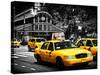 Yellow Cabs, 72nd Street, IRT Broadway Subway Station, Upper West Side of Manhattan, New York-Philippe Hugonnard-Stretched Canvas