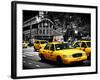 Yellow Cabs, 72nd Street, IRT Broadway Subway Station, Upper West Side of Manhattan, New York-Philippe Hugonnard-Framed Photographic Print