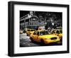 Yellow Cabs, 72nd Street, IRT Broadway Subway Station, Upper West Side of Manhattan, New York-Philippe Hugonnard-Framed Photographic Print
