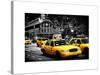 Yellow Cabs, 72nd Street, IRT Broadway Subway Station, Upper West Side of Manhattan, New York-Philippe Hugonnard-Stretched Canvas