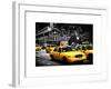 Yellow Cabs, 72nd Street, IRT Broadway Subway Station, Upper West Side of Manhattan, New York-Philippe Hugonnard-Framed Art Print